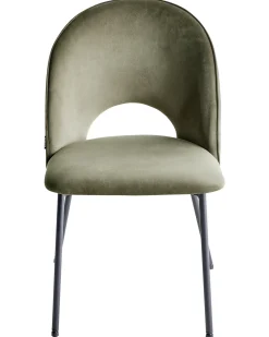 Set di 2 sedie da pranzo COVELO Velluto Verde scuro