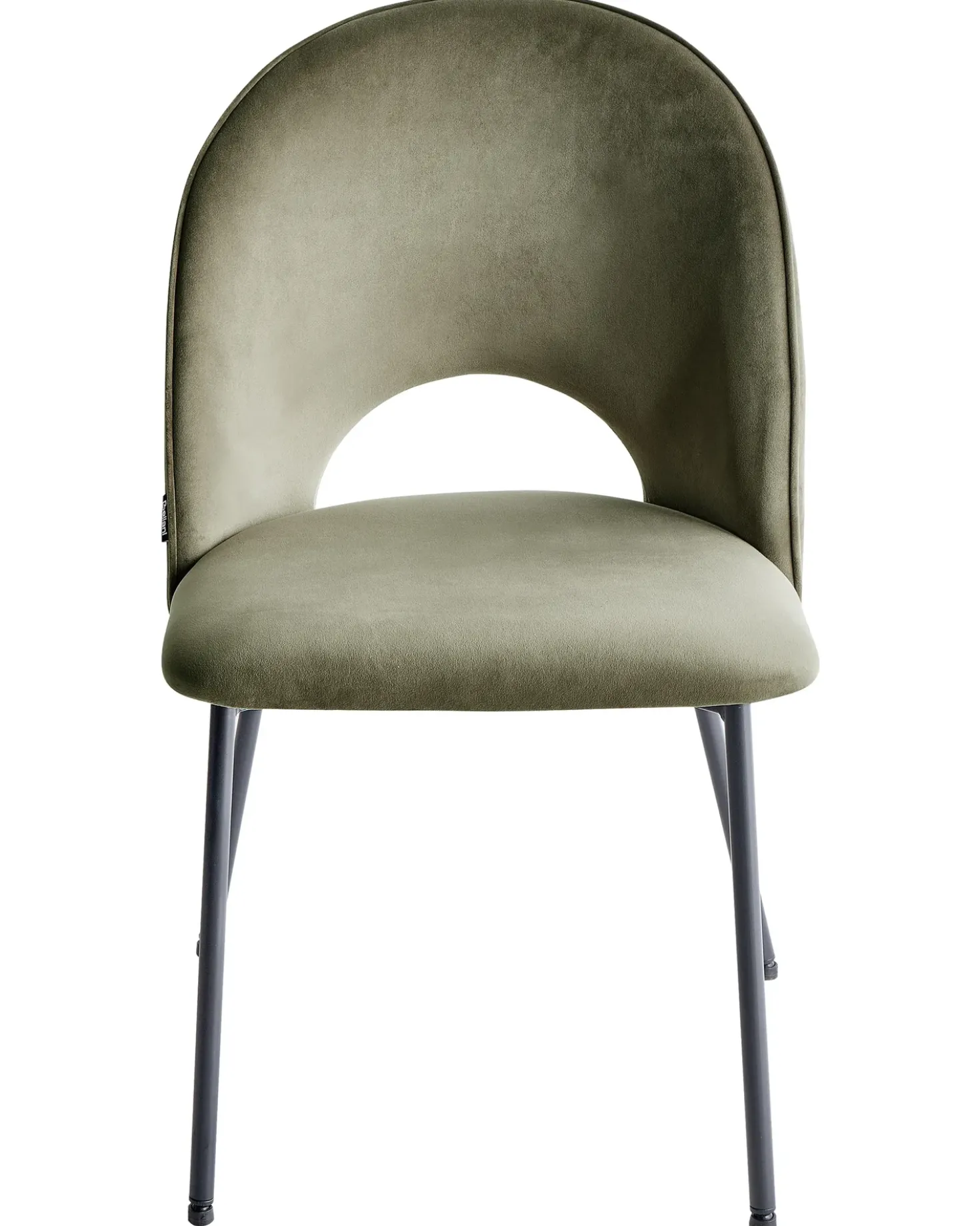Set di 2 sedie da pranzo COVELO Velluto Verde scuro
