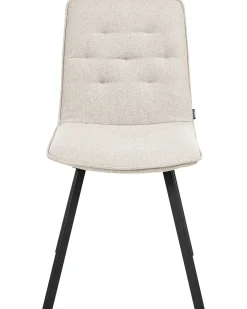 Set di 2 sedie da pranzo CARVER Tessuto Beige