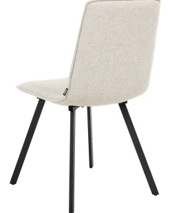 Set di 2 sedie da pranzo CARVER Tessuto Beige