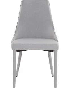 Set di 2 sedie da pranzo CAMINO Tessuto Grigio chiaro