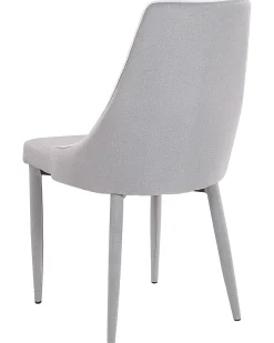 Set di 2 sedie da pranzo CAMINO Tessuto Grigio chiaro