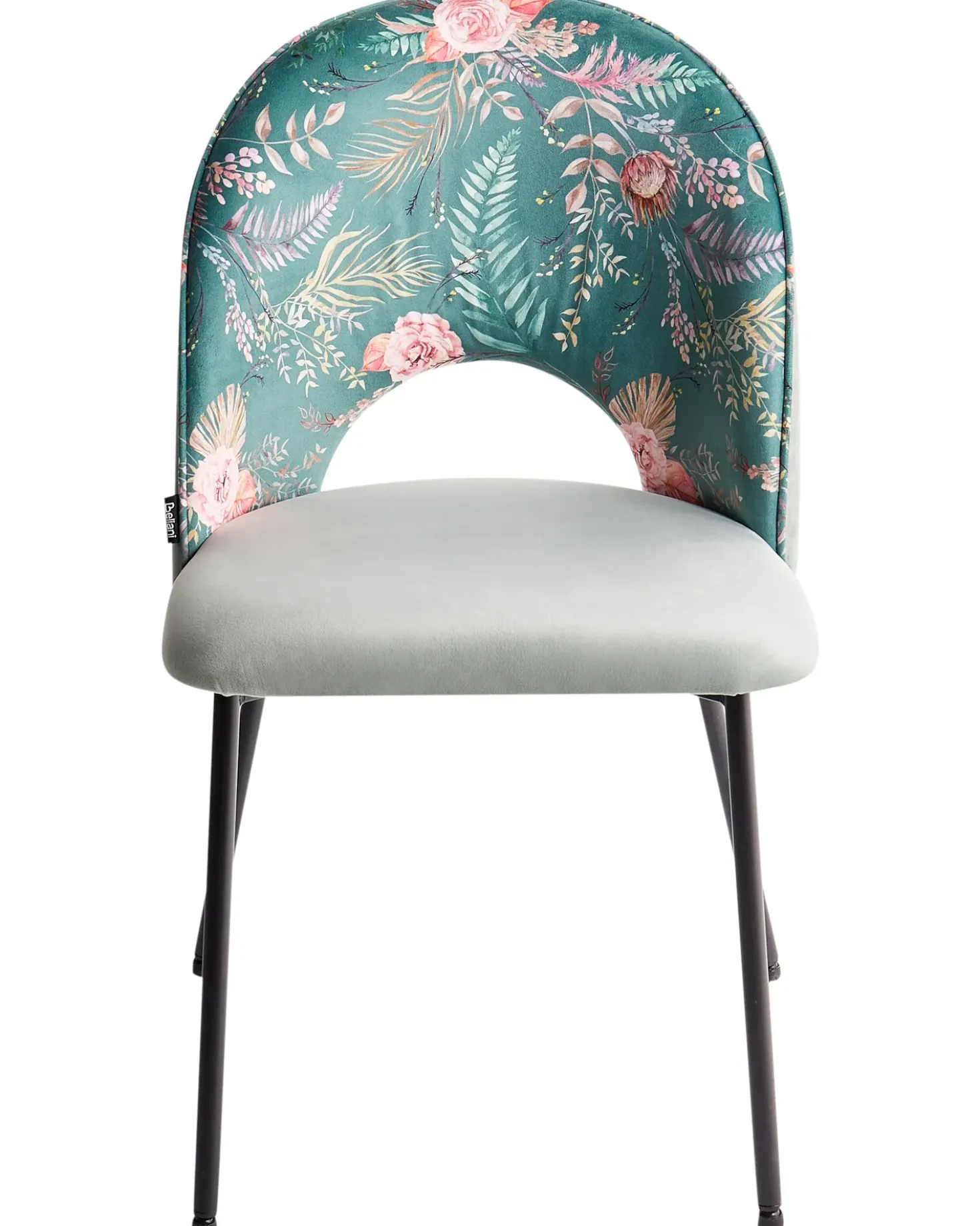 Set di 2 sedie da pranzo COVELO Velluto Verde menta