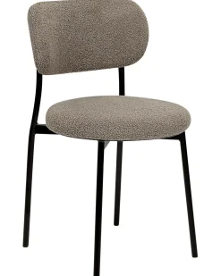 Set di 2 sedie da pranzo CASEY Bouclé Tortora