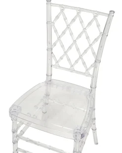 Set di 2 sedie da pranzo CLARION Trasparente