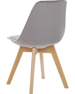 Set di 2 sedie da pranzo DAKOTA II Velluto Grigio