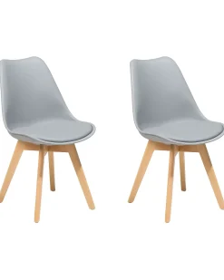 Set di 2 sedie da pranzo DAKOTA II Grigio