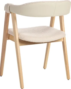 Set di 2 sedie da pranzo DAY Bouclé Marrone chiaro/Beige