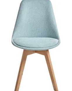 Set di 2 sedie da pranzo DAKOTA II Tessuto Verde menta
