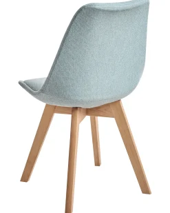 Set di 2 sedie da pranzo DAKOTA II Tessuto Verde menta