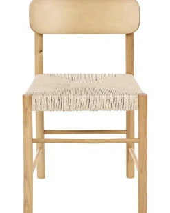 Set di 2 sedie da pranzo DIGNE Legno Marrone chiaro