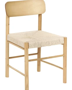 Set di 2 sedie da pranzo DIGNE Legno Marrone chiaro