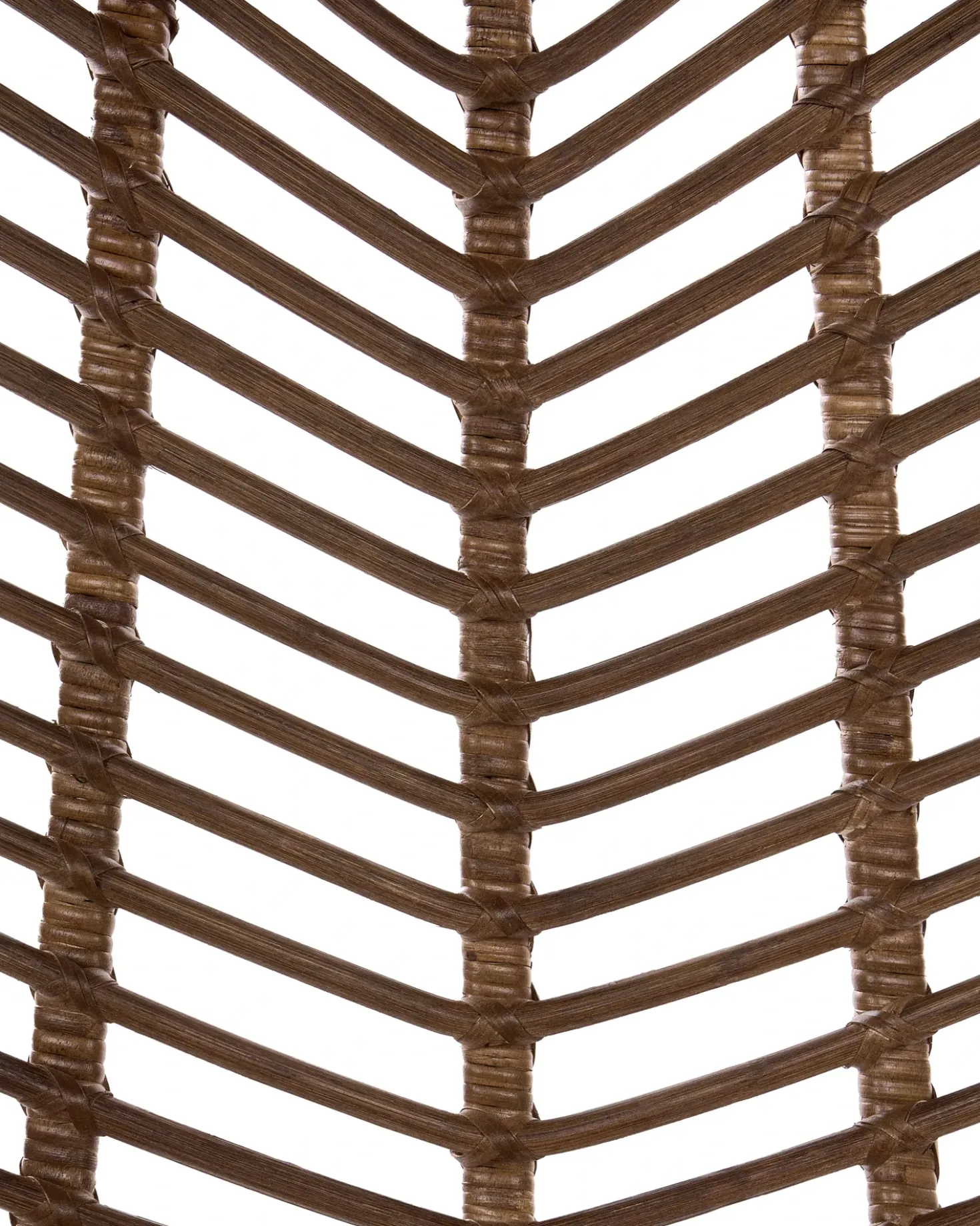 Set di 2 sedie da pranzo DILLEY Rattan Marrone