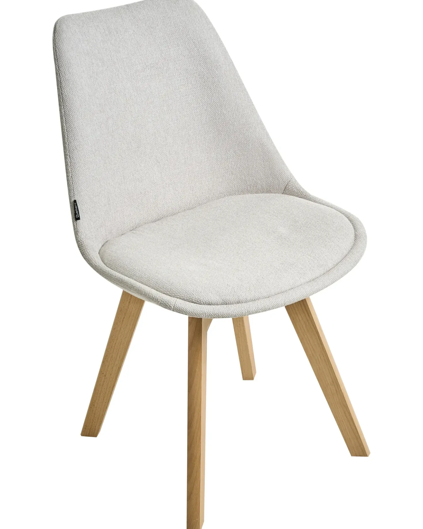 Set di 2 sedie da pranzo DAKOTA II Tessuto Bianco sporco
