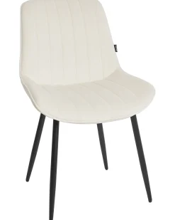 Set di 2 sedie da pranzo DUBROVNIK Velluto Beige chiaro