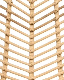 Set di 2 sedie da pranzo DILLEY Rattan Naturale