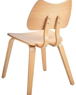 Set di 2 sedie da pranzo DIANA Legno Marrone chiaro