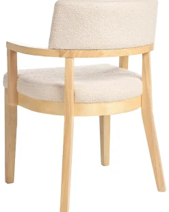 Set di 2 sedie da pranzo DALBO Bouclé Marrone chiaro/Beige