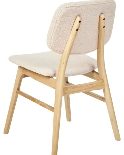 Set di 2 sedie da pranzo ELAINE Bouclé Marrone chiaro/Beige