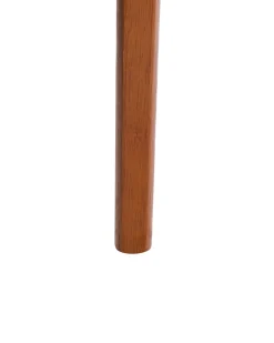 Set di 2 sedie da pranzo EDINA Tessuto Marrone/Beige