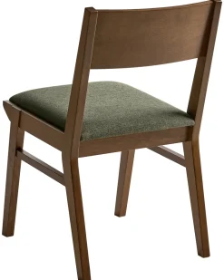 Set di 2 sedie da pranzo ENOLA Legno Verde scuro/Marrone