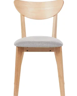 Set di 2 sedie da pranzo ERIE Legno Marrone chiaro/Grigio