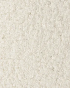 Set di 2 sedie da pranzo ELMA Bouclé Bianco sporco