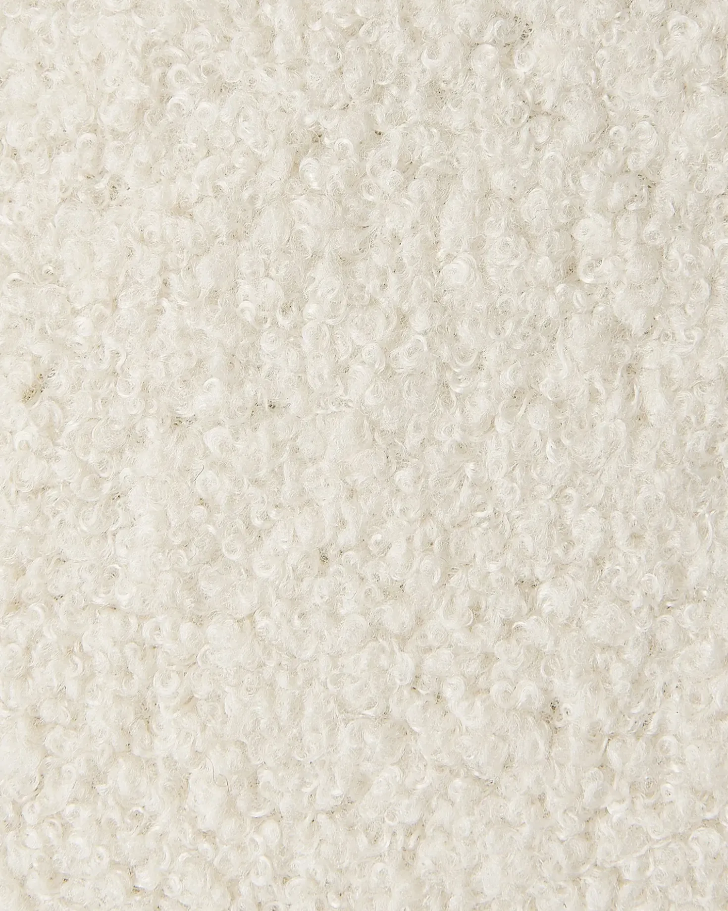 Set di 2 sedie da pranzo ELMA Bouclé Bianco sporco