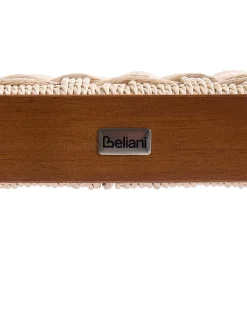 Set di 2 sedie da pranzo EAGAN Legno Marrone/Beige