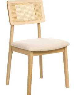 Set di 2 sedie da pranzo EMBAR Legno Marrone chiaro