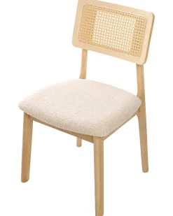 Set di 2 sedie da pranzo EMBAR Legno Marrone chiaro