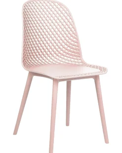 Set di 4 sedie da pranzo EMORY Rosa pastello