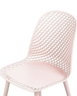 Set di 4 sedie da pranzo EMORY Rosa pastello