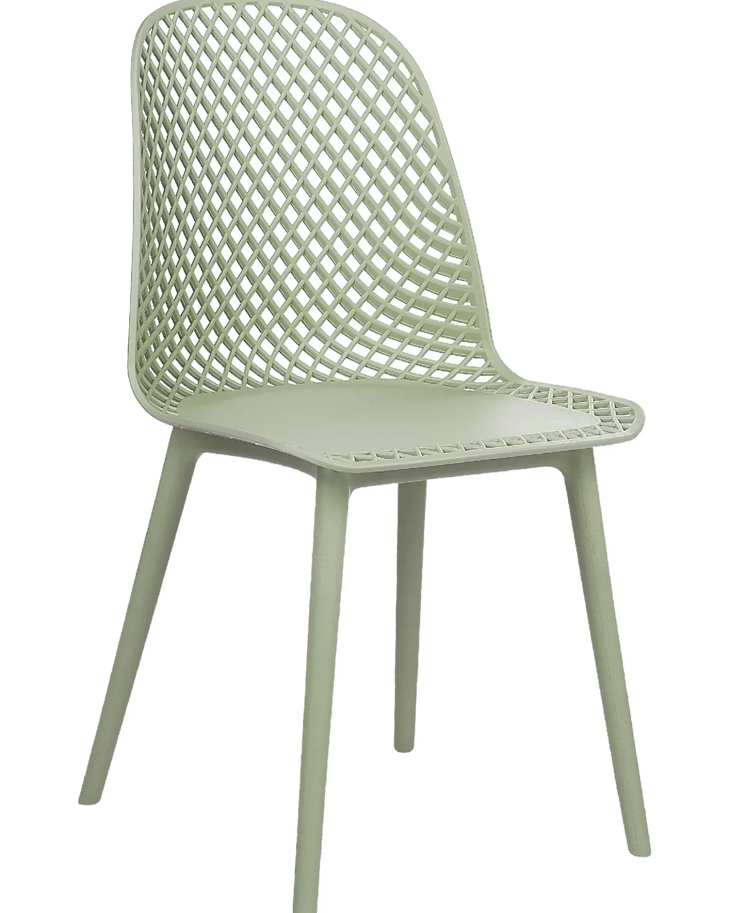 Set di 4 sedie da pranzo EMORY Verde chiaro
