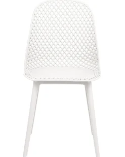Set di 4 sedie da pranzo EMORY Bianco