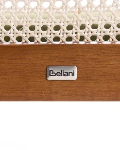Set di 2 sedie da pranzo EDINA Tessuto Marrone/Verde