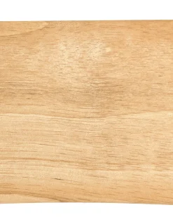 Set di 2 sedie da pranzo EAGAN Legno Marrone chiaro/Beige