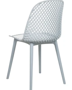 Set di 4 sedie da pranzo EMORY Azzurro