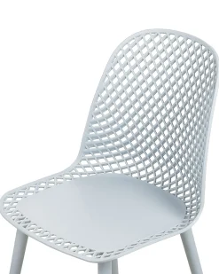 Set di 4 sedie da pranzo EMORY Azzurro