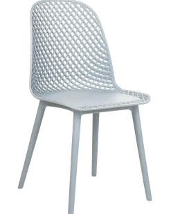 Set di 4 sedie da pranzo EMORY Azzurro