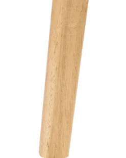Set di 2 sedie da pranzo FALLON Legno Marrone chiaro/Grigio chiaro