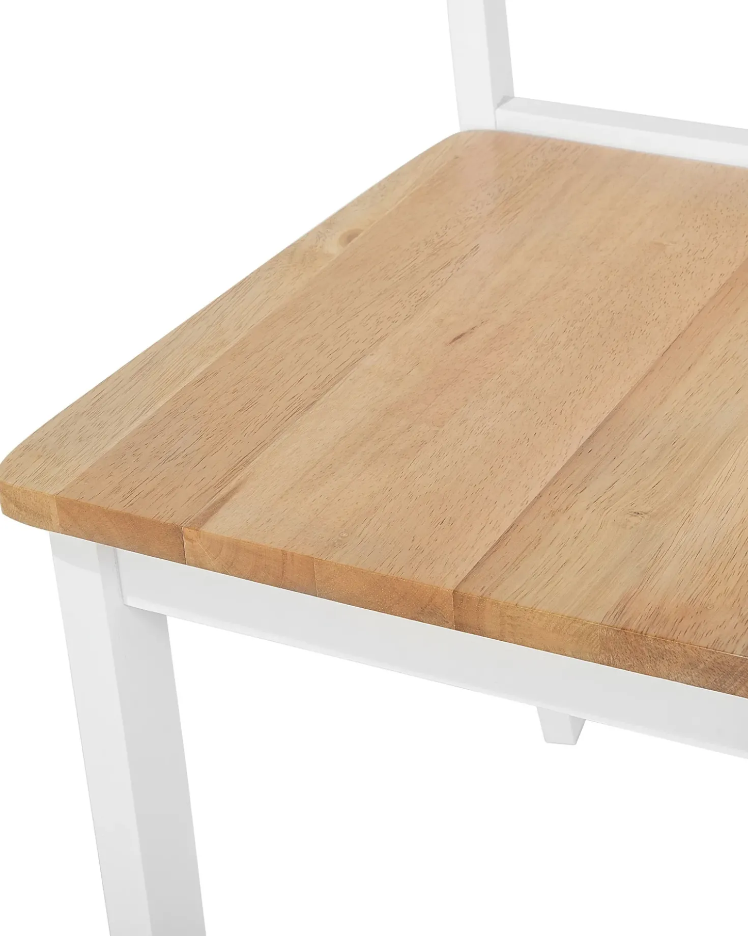 Set di 2 sedie da pranzo GEORGIA Legno Bianco