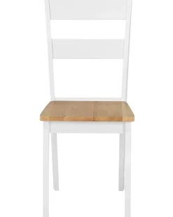 Set di 2 sedie da pranzo GEORGIA Legno Bianco