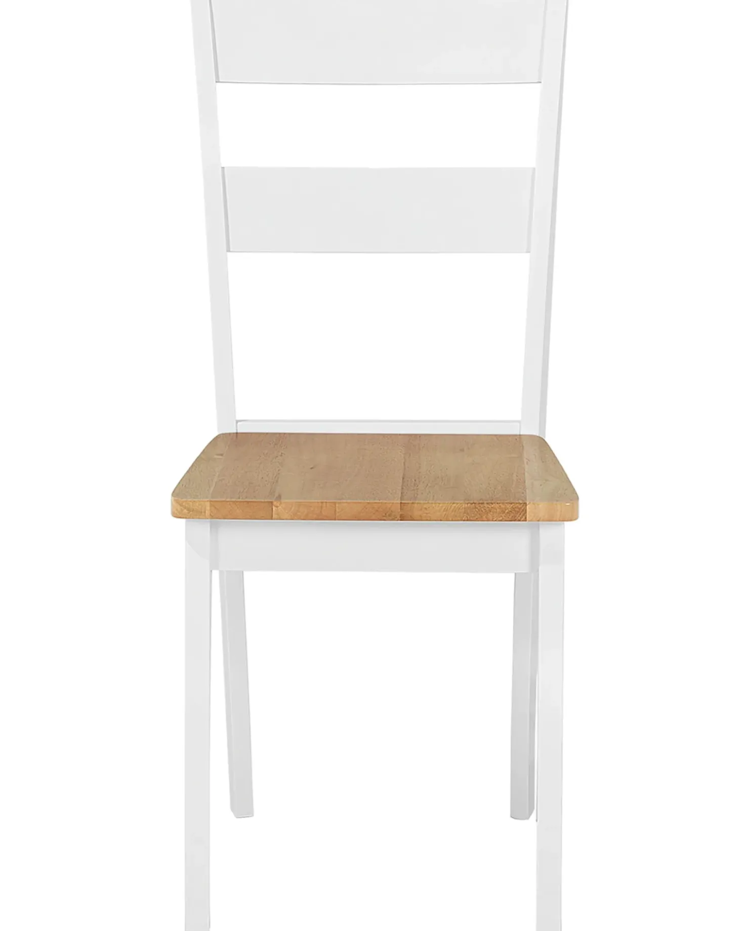Set di 2 sedie da pranzo GEORGIA Legno Bianco