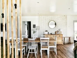 Set di 2 sedie da pranzo GEORGIA Legno Bianco