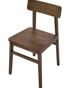 Set di 2 sedie da pranzo GORRE Legno Marrone scuro