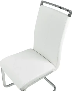 Set di 2 sedie da pranzo GREEDIN Pelle sintetica Bianco