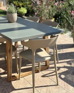 Set di 8 sedie da pranzo GUBBIO Beige sabbia