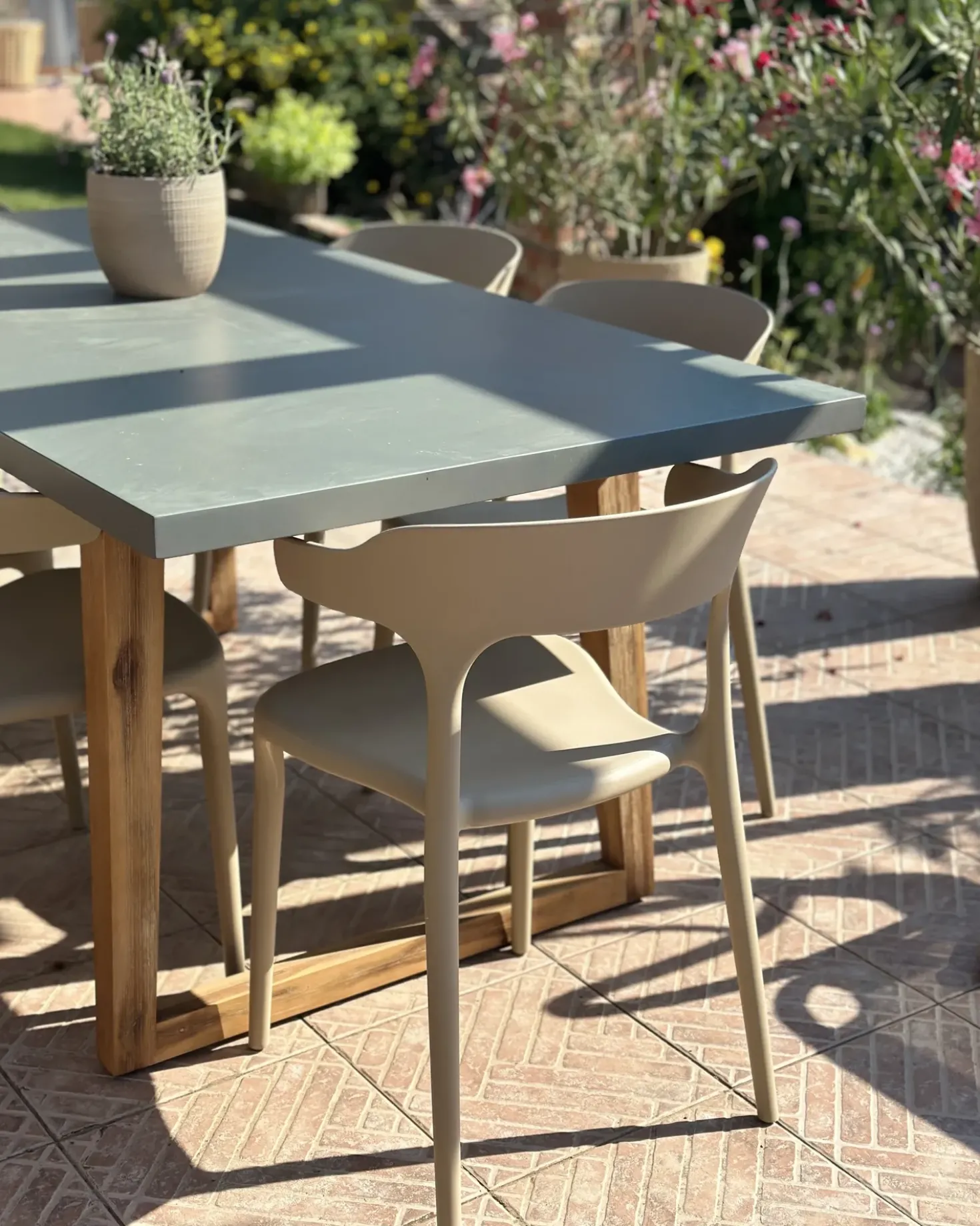 Set di 8 sedie da pranzo GUBBIO Beige sabbia