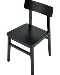 Set di 2 sedie da pranzo GORRE Legno Nero